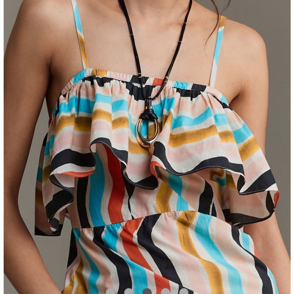 FARM Rio Multicolor Wave Backless Dress - Picture 3 of 6